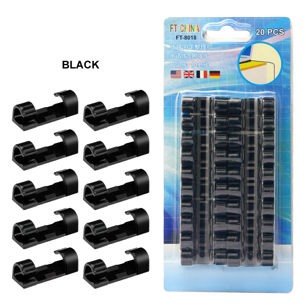 Self-Adhesive Cord Wire Management Organizer - Eastlakes Electronics